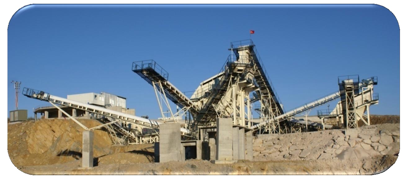 Aggregate crushing plants