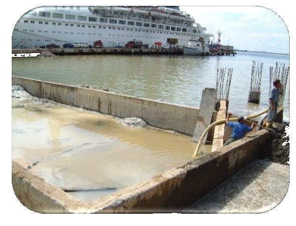 Shipbuilding yard slipway